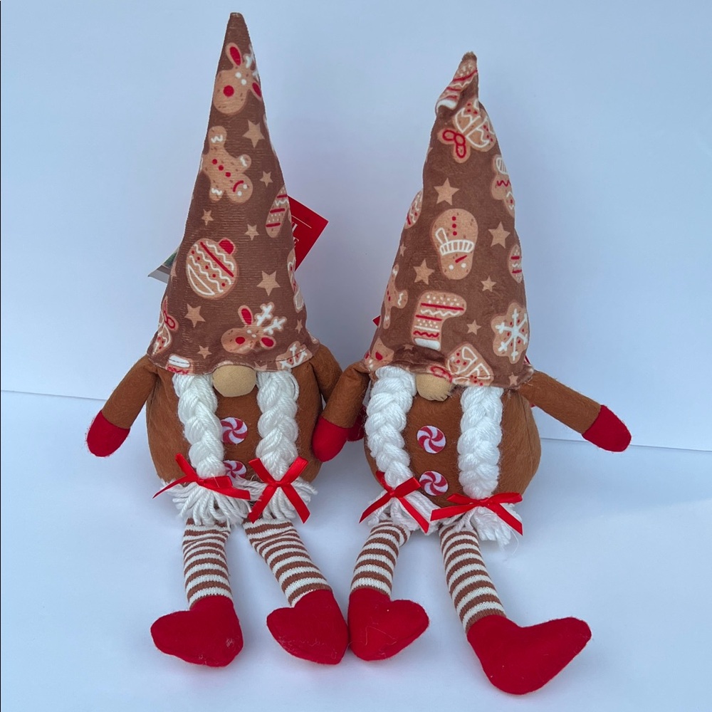 MERRY MOMENTS Gingerbread Mini Gnome Set of 2